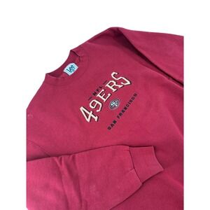 Lee Sport Sweatshirt Mens Large SF 49ers Red Vintage NFL San Francisco Crewneck